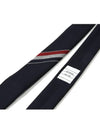 Three-Line Engineer Stripe Wool  Neck Tie Navy - THOM BROWNE - BALAAN 4