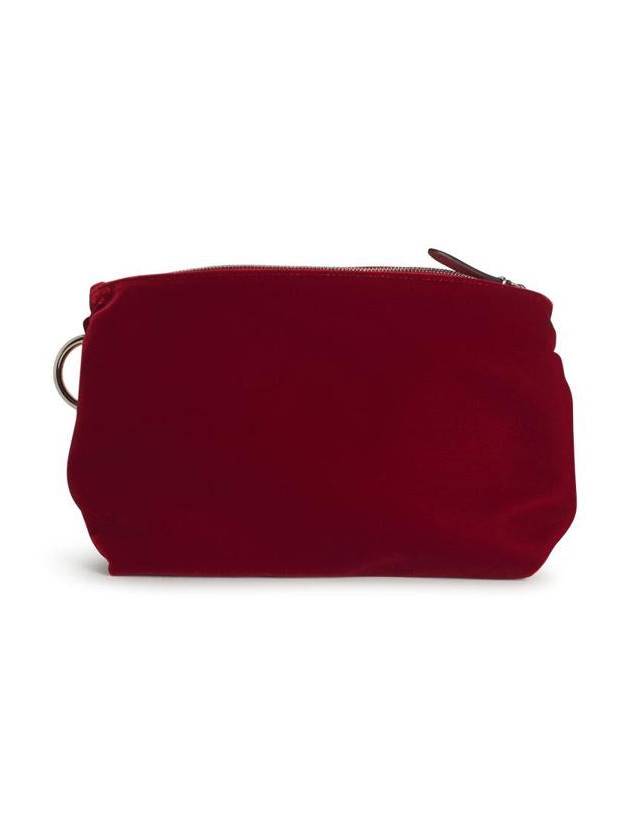 Jimmy Choo Callie' Burgundy Velvet Bag - JIMMY CHOO - BALAAN 3