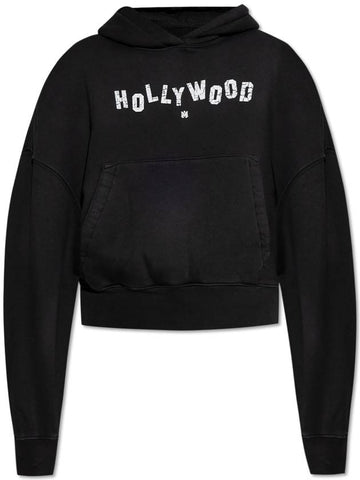 Amiri Sweatshirt With Logo, Women's, Black - AMIRI - BALAAN 1