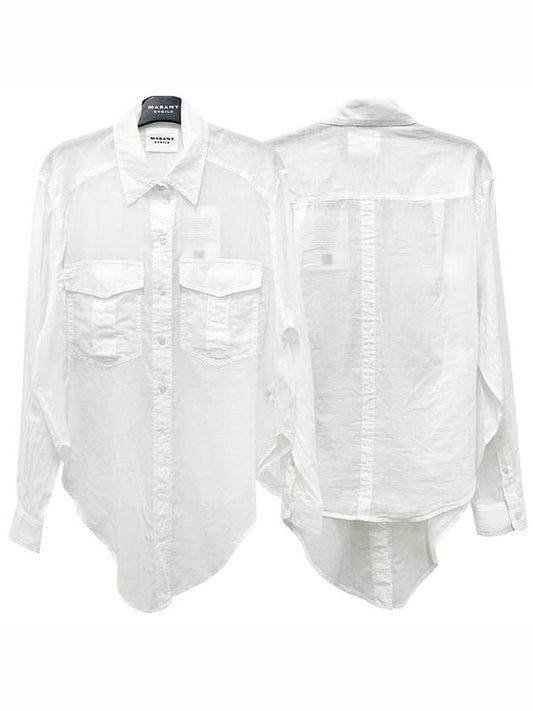 Shirt CH0131FA A1J03E 20WH WHITE - ISABEL MARANT ETOILE - BALAAN 2