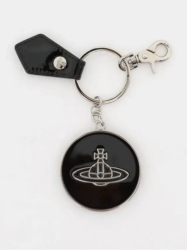 ORB Logo Key Holder Black - VIVIENNE WESTWOOD - BALAAN 3