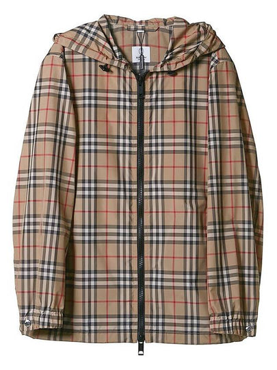 Women's Everton Vintage Check Hooded Jacket Beige - BURBERRY - BALAAN 2