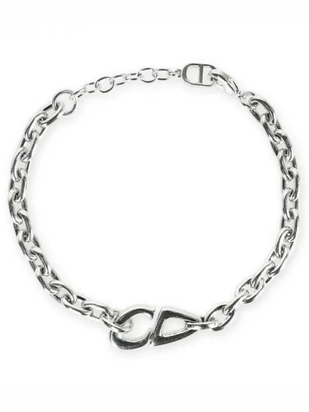 CD30 Chain Link Bracelet Silver - DIOR - BALAAN 2