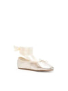 Bow Detail Leather Flat Shoes Metallic - REPETTO - BALAAN 5