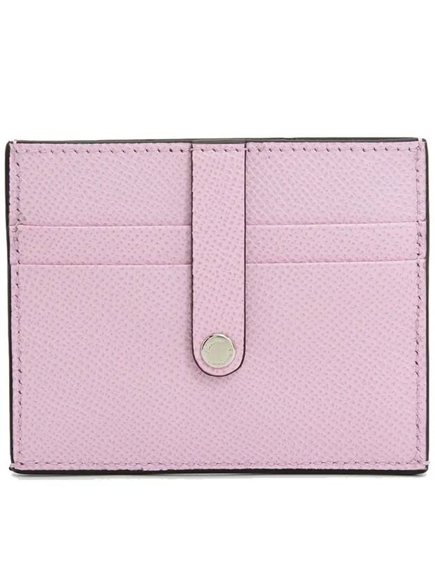 Gancini Leather Card Wallet Pink - SALVATORE FERRAGAMO - BALAAN 4