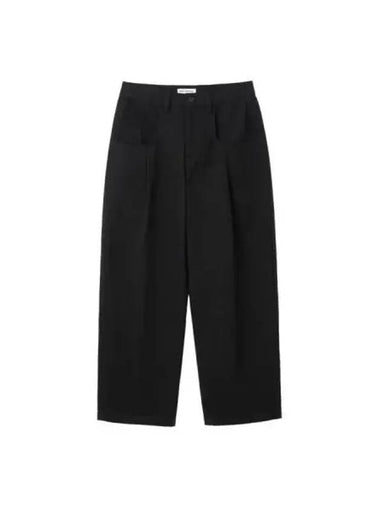 Milo Archives Twill Tuck Pants Black - MILLO ARCHIVE - BALAAN 1