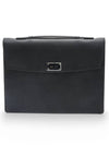 Dupont Dline turnstile gray black leather briefcase - S.T. DUPONT - BALAAN 1