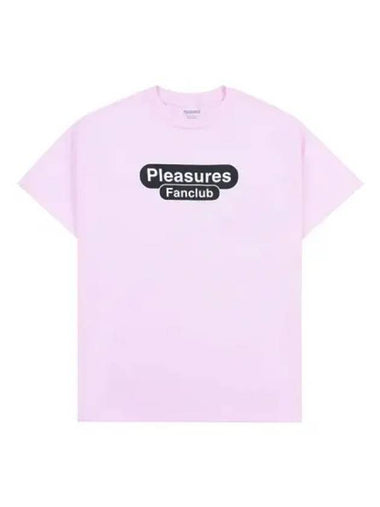 fan club short sleeve t shirt pink - PLEASURES - BALAAN 1