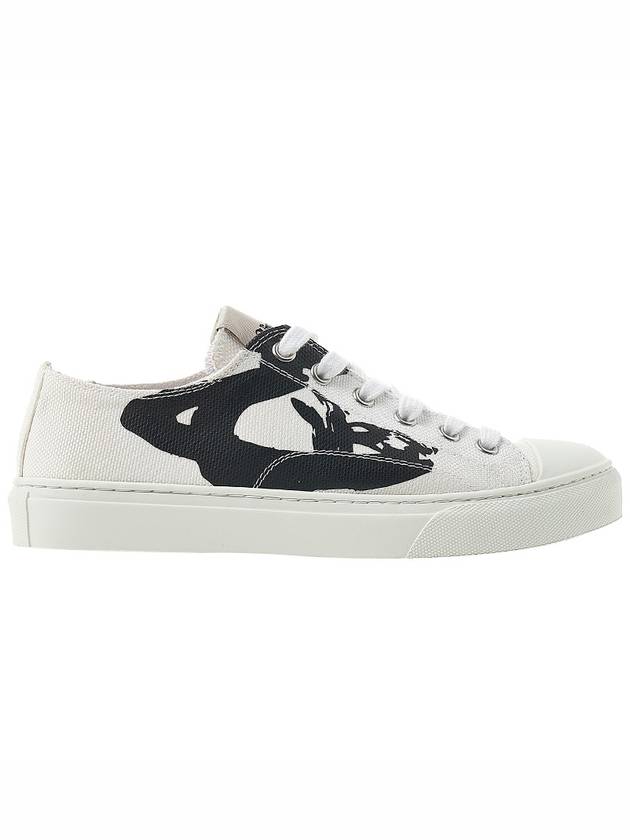 Plimsoll Low Top Sneakers White - VIVIENNE WESTWOOD - BALAAN 3