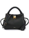 Iris Small Heavy Grain Shoulder Bag Black - MULBERRY - BALAAN 2