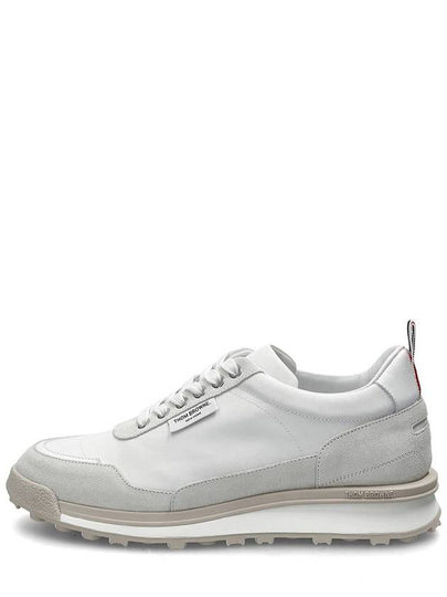 Alumni Eco Nylon Sneaker Tonal White Fun Mix - THOM BROWNE - BALAAN 2