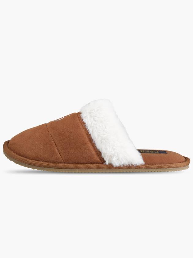 Kelcie Snuff Microsuede Mule Brown - POLO RALPH LAUREN - BALAAN 5