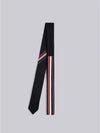 Three-Line Engineer Stripe Wool  Neck Tie Navy - THOM BROWNE - BALAAN 2