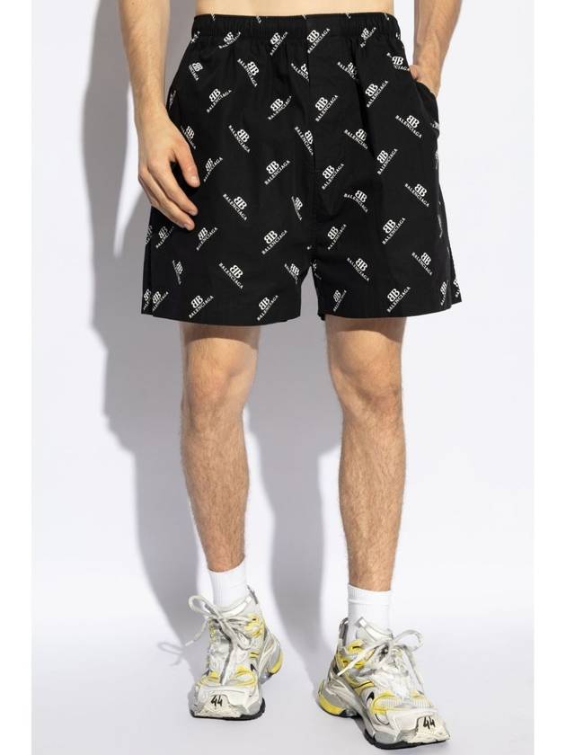 BALENCIAGA PYJAMA SHORTS - BALENCIAGA - BALAAN 3