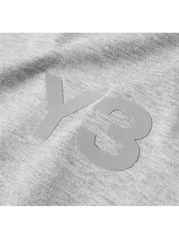 Classic Logo Cotton Short Sleeve T-Shirt Grey - Y-3 - BALAAN 8