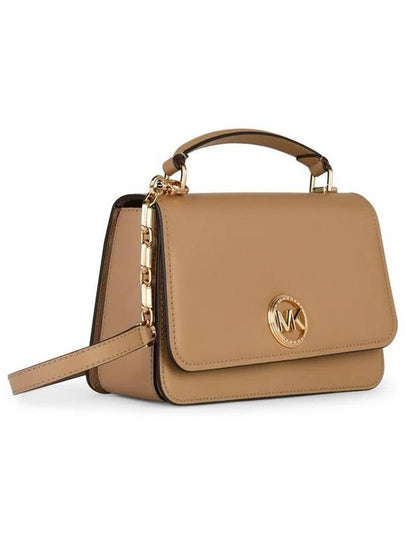 Michael Kors 'Delancey' Medium Bag In Beige Leather - MICHAEL KORS - BALAAN 2