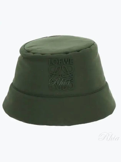 Puffer Nylon Bucket Hat Khaki - LOEWE - BALAAN 2