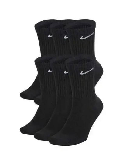 Everyday Cushioned Socks 3 Pack Black - NIKE - BALAAN 2