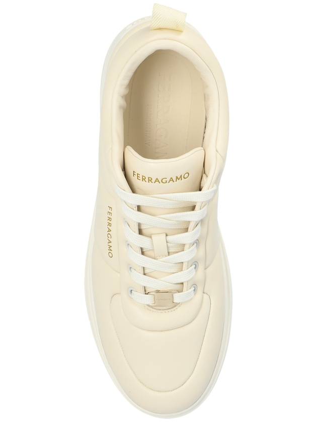 FERRAGAMO Sneakers Caro Man, Men's, Cream - SALVATORE FERRAGAMO - BALAAN 6