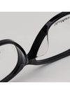 Glasses frame MM5018F 001 cat eye horn rim Asian fit - MAX MARA - BALAAN 6