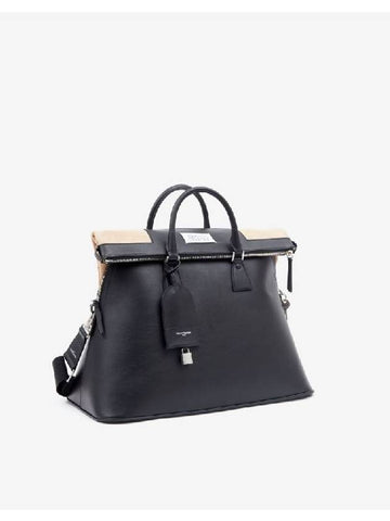 Black 5AC Large Tote Bag S55WG0131 P4303 T8013 - MAISON MARGIELA - BALAAN.