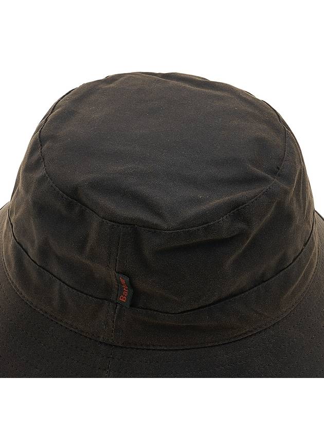 Wax Logo Bucket Hat Olive - BARBOUR - BALAAN 9