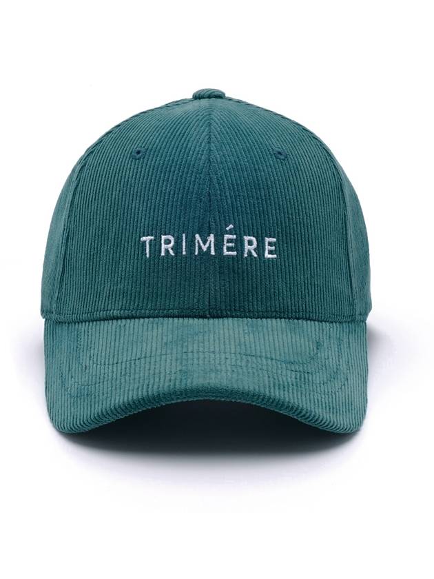 Basic Corduroy Ball Cap GREEN - TRIMERE - BALAAN 1