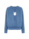 Animal Logo Cotton Sweatshirt Blue - MAISON MARGIELA - BALAAN 1