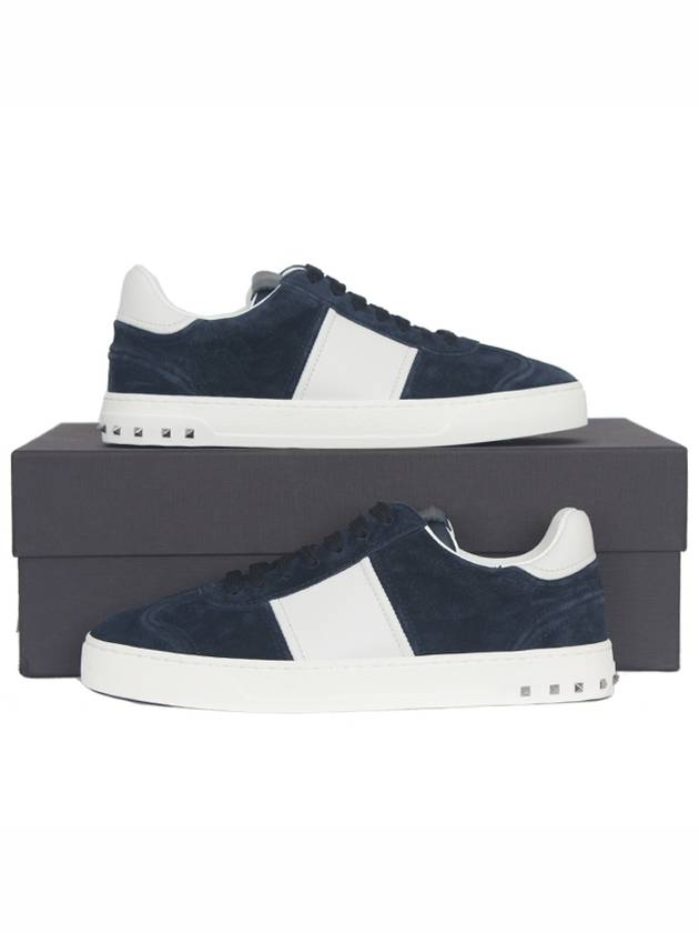 Flycrew Low-Top Sneakers Marine - VALENTINO - BALAAN 2