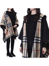 Cashmere Hooded Cape 8079201 - BURBERRY - BALAAN 3