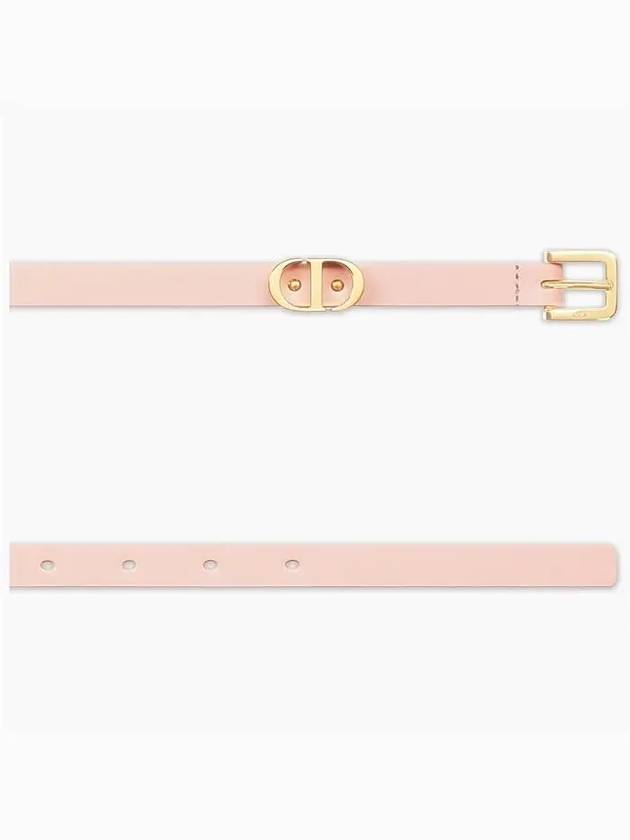 30 Montaine Loop Calfskin Belt Light Pink - DIOR - BALAAN 4