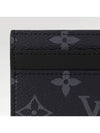 Monogram Eclipse Double Card Wallet Black - LOUIS VUITTON - BALAAN 5