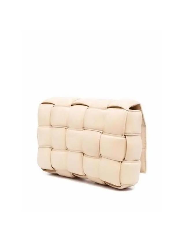 Gold Padded Cassette Cross Bag Porridge - BOTTEGA VENETA - BALAAN 4