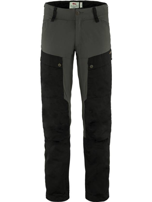 Men's Keb Trousers Black Stone Grey - FJALL RAVEN - BALAAN 2