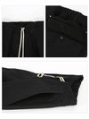 Drawstring Crop Baggy Pants Black - RICK OWENS - BALAAN 5