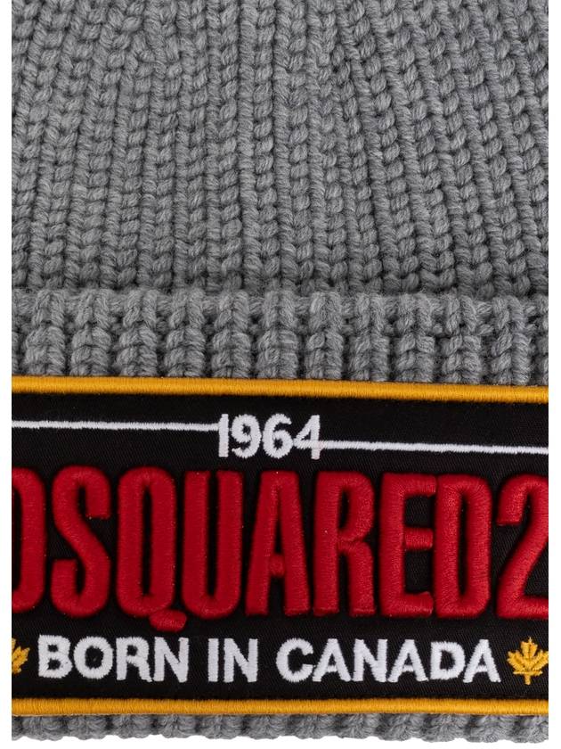 Dsquared2 Cap With Logo, Men's, Grey - DSQUARED2 - BALAAN 4