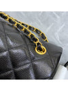 Women s Classic Caviar Skin Travel Bag Black Gold Plated - CHANEL - BALAAN 4