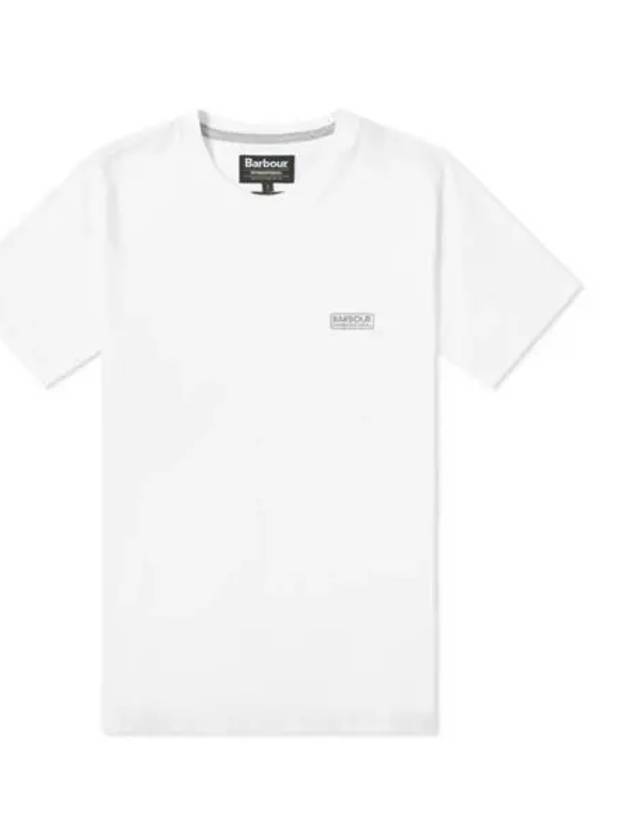 Men's International Small Logo Short Sleeve T-Shirt White - BARBOUR - BALAAN 2