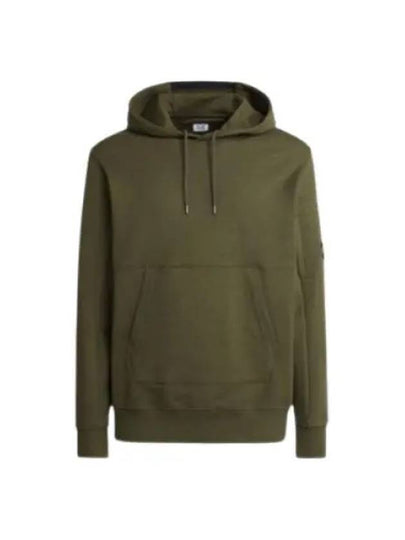 Diagonal Raised Fleece Hoodie Ivy Green - CP COMPANY - BALAAN 2