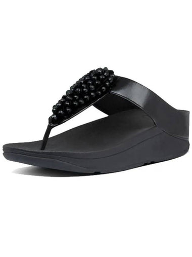 Pinot Sequin Toe Post All Black Women - FITFLOP - BALAAN 1