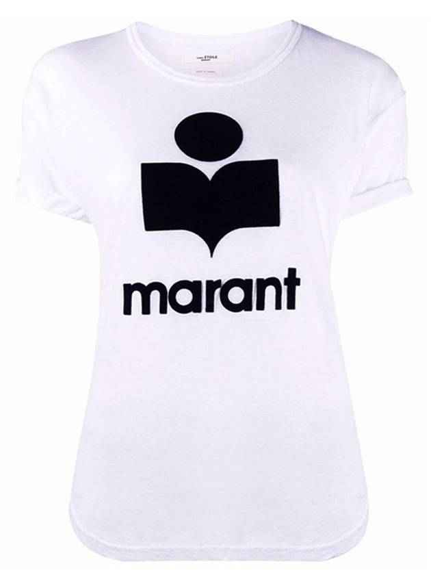 KOLDI logo short sleeve tshirt TS0004FA A1N09E 20WH - ISABEL MARANT - BALAAN 2