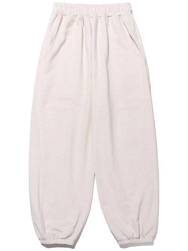 Wide Training Pants Oatmeal - TAILOR STUDIO - BALAAN 3