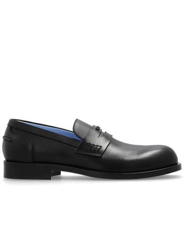 Versace Shoes Adriano Type Loafers, Men's, Black - VERSACE - BALAAN 1