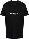 reverse logo short sleeve t-shirt black - GIVENCHY - BALAAN 1