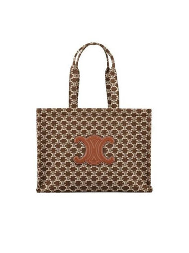 Large Cabas Thais Tote Bag Brown - CELINE - BALAAN 1