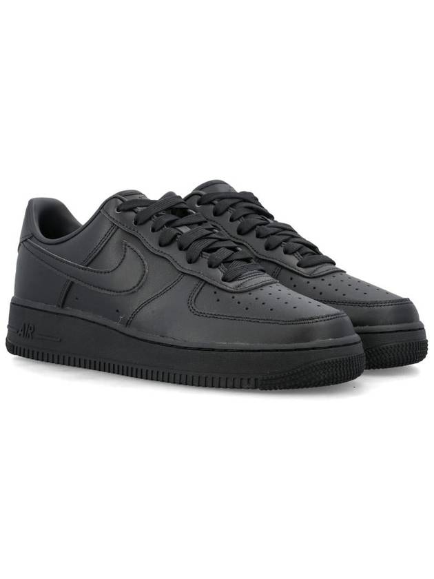 Men's Air Force 1 07 Fresh Low Top Sneakers Black - NIKE - BALAAN 3