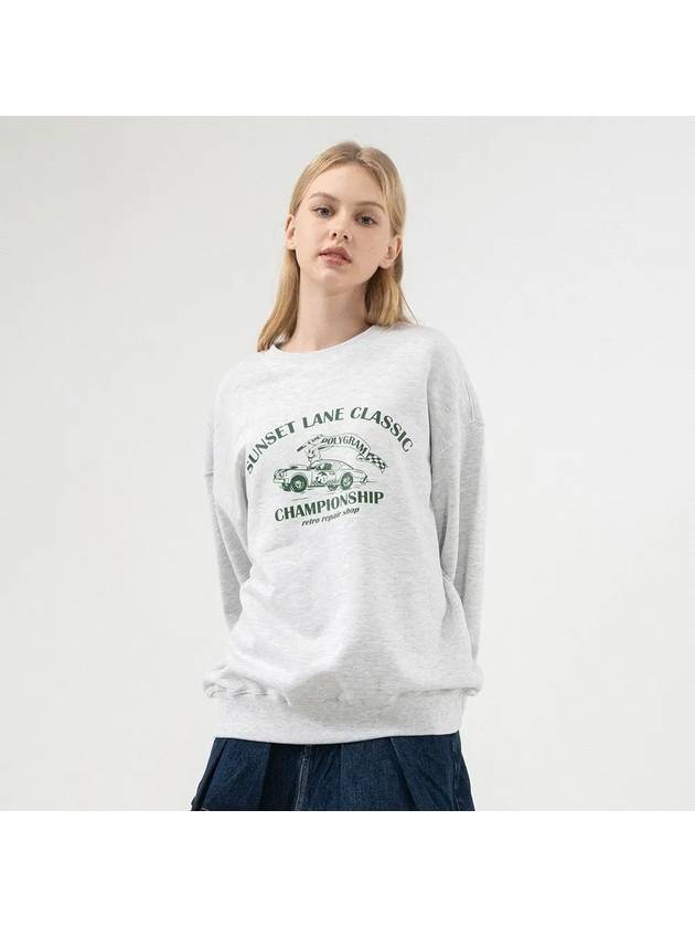 CHAMPION BUNNY SWEATSHIRTS LIGHT MELANGE - POLYGRAM - BALAAN 5