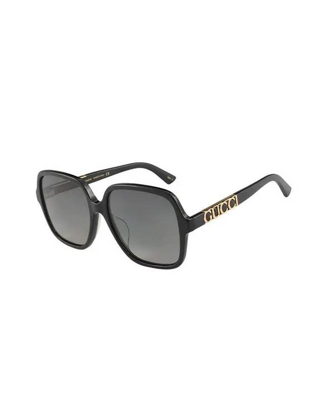 Eyewear Square Frame Sunglasses Black - GUCCI - BALAAN 1