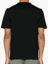 Embroidered Logo Cotton Short Sleeve T-shirt Black B0710996445 - CP COMPANY - BALAAN 5