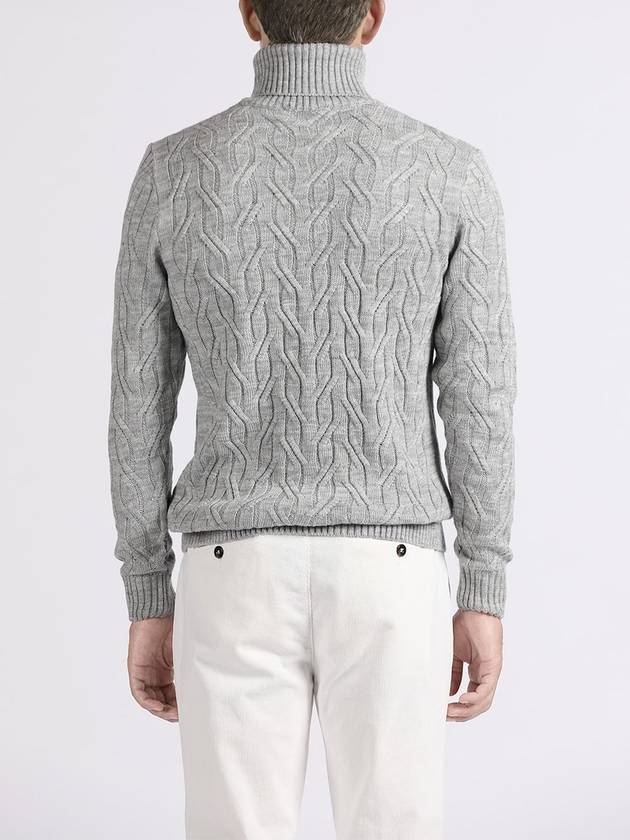 Made In Italy Melange Casual Turtleneck Knit F INIT51 - PANICALE - BALAAN 6